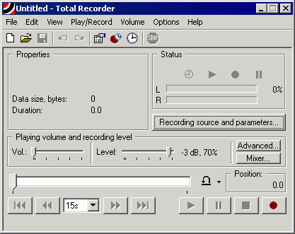 Total Recorder Standard Edition - Audio recorder for streaming audio and mic-in
