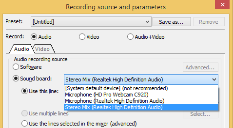 realtek hd audio loopback